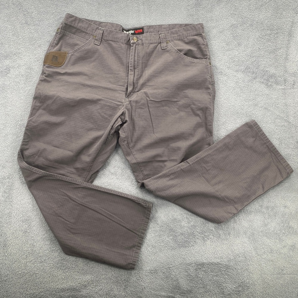 Wrangler Riggs Workwear Pants Mens 42x30 Gray Ripstop Utility 103W045CH
